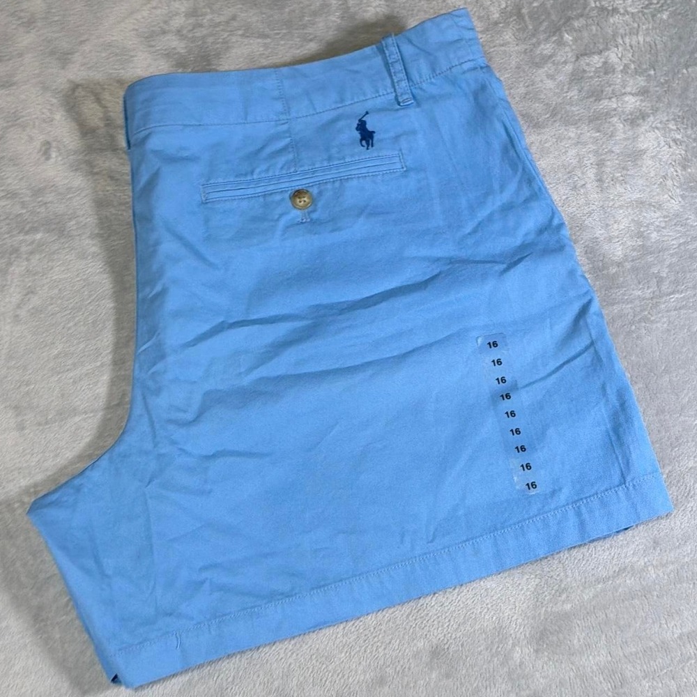 NWT Polo Ralph Lauren Chino Shorts | Light Blue | 16